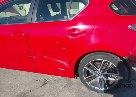 2016 Lexus Ct 200H из США, поврежденный, VIN JTHKD5BH0G2260733